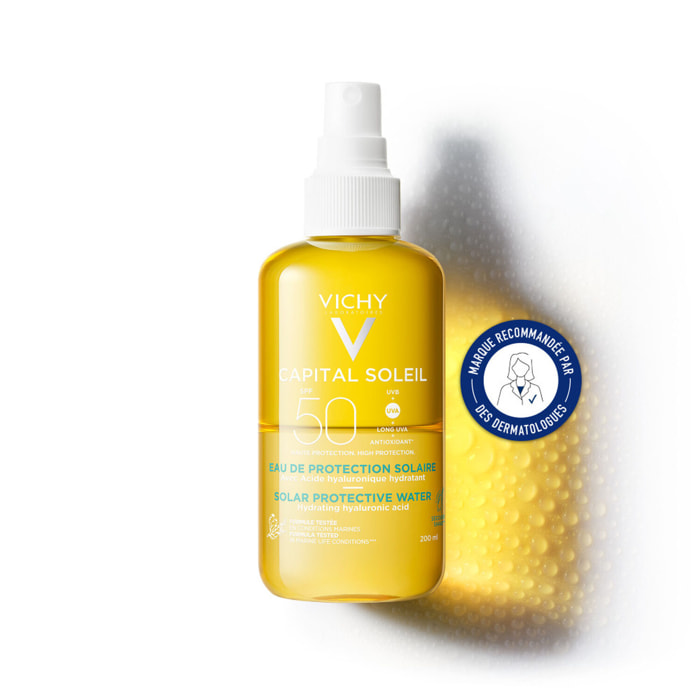Capital Soleil SPF50 - Eau de Protection Solaire Hydratante 200 ml