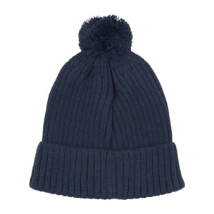 Cappello in maglia con pon pon da donna Basic