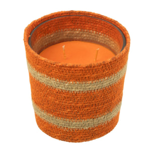J-Line bougie parfumée Panier - Vanilla Escape - orange - small - 45H