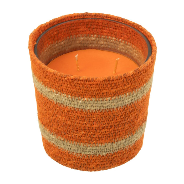 J-Line bougie parfumée Panier - Vanilla Escape - orange - small - 45H
