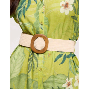 Vestido Largo Verde Pistacho - Bilimos