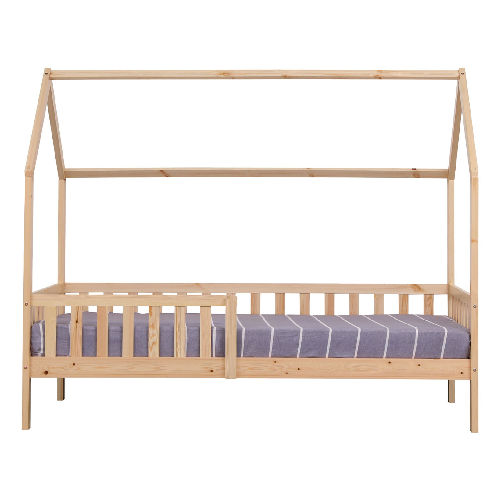 Lit cabane pour enfant 190x90cm en bois MARCEAU