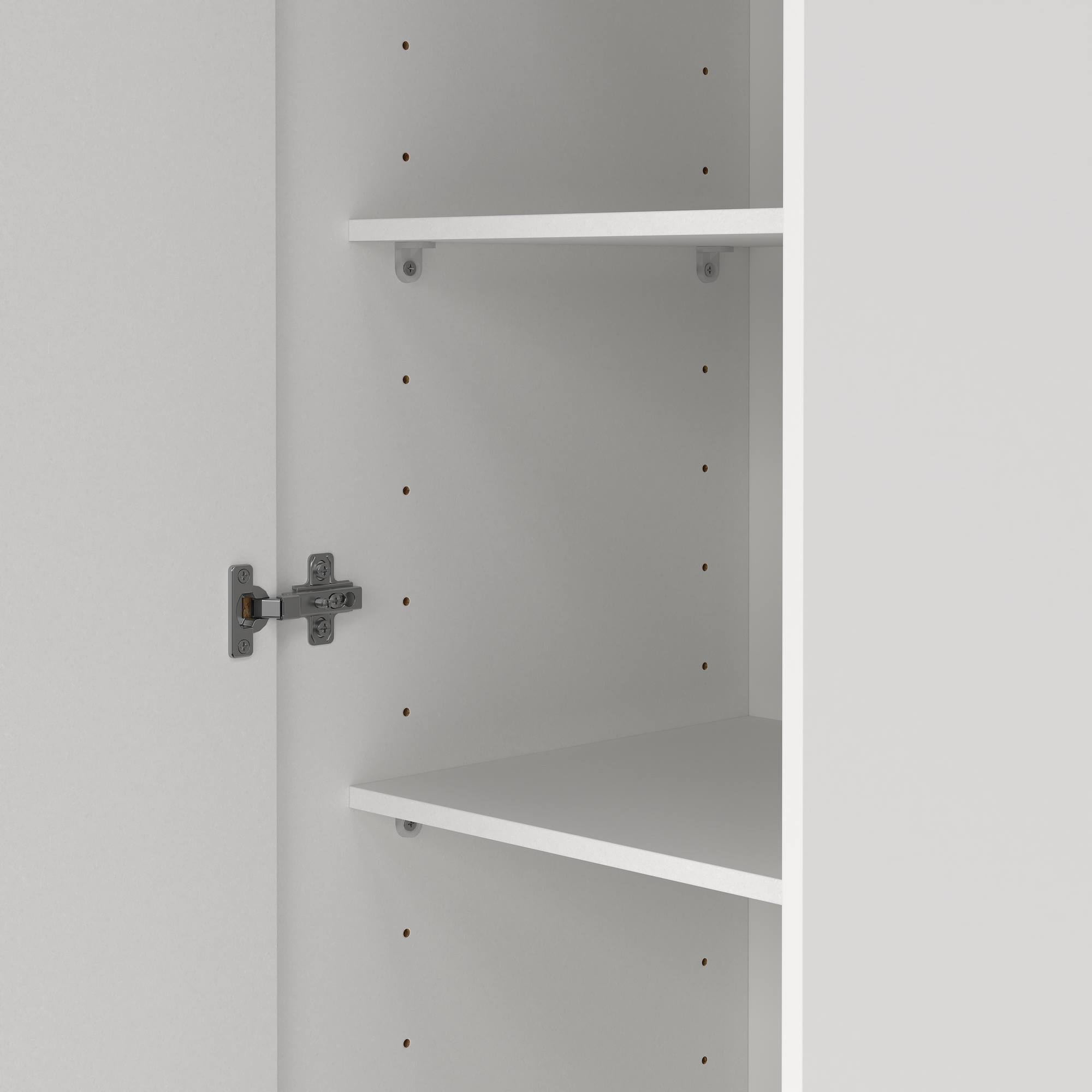 Armario duero con 1 puerta en color blanco 39,4x41,5x175,4cm