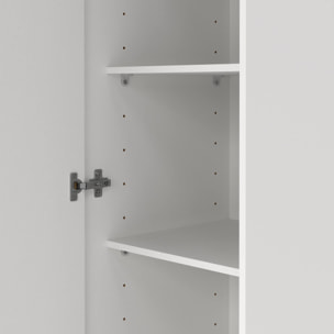 Armario duero con 1 puerta en color blanco 39,4x41,5x175,4cm