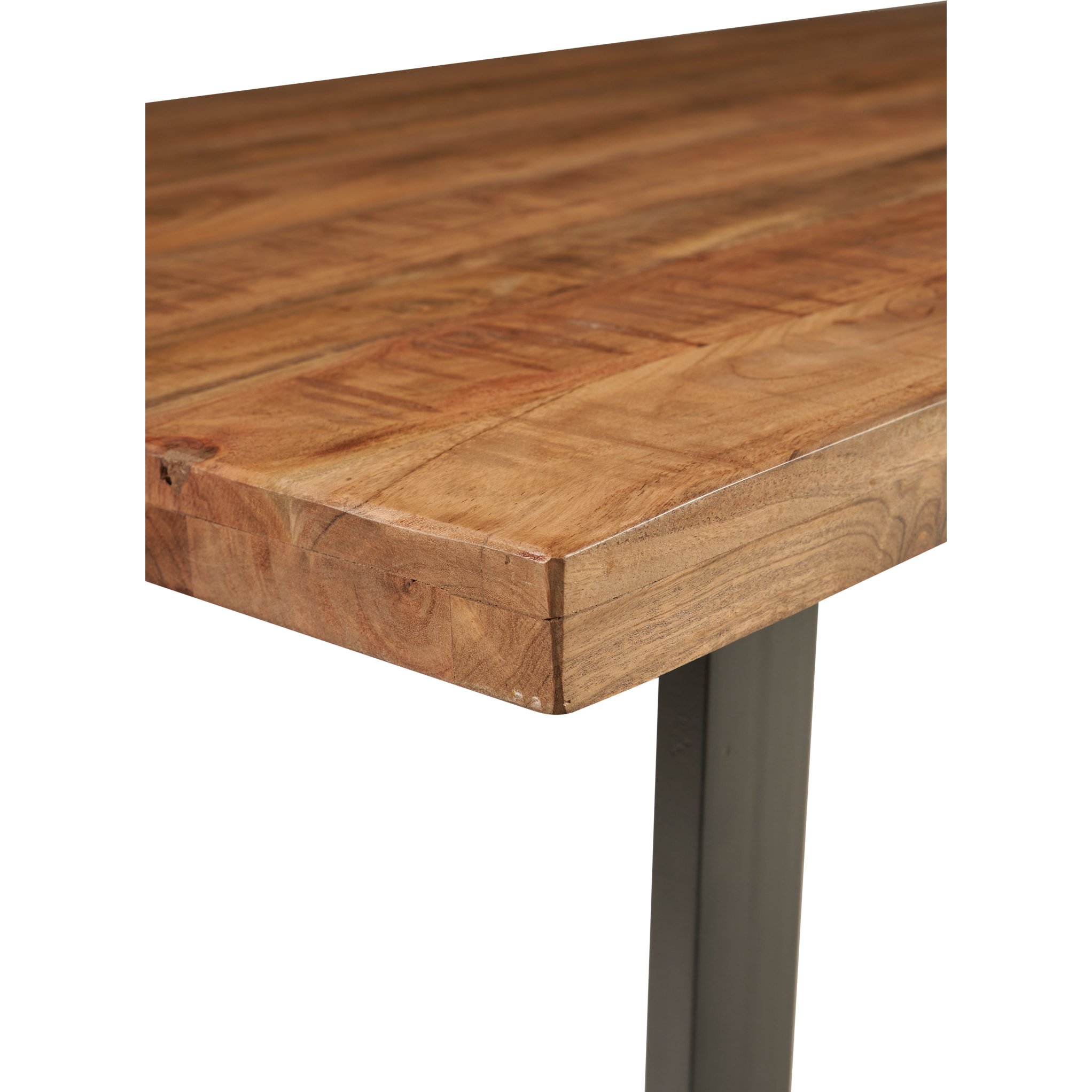 SAWYER -TAVOLO PRANZO IN LEGNO E METALLO PROLUNGHE ESTRAIBILI - misura 175X90X76