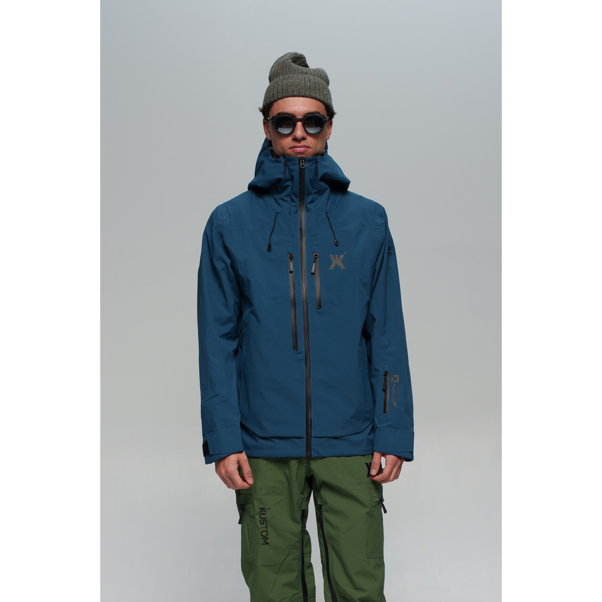 Giacca uomo KUSTOM AQUILO Jacket - Verde oscuro