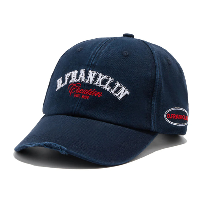 Gorra Varsity Unisex Color Lavado Azul Marino