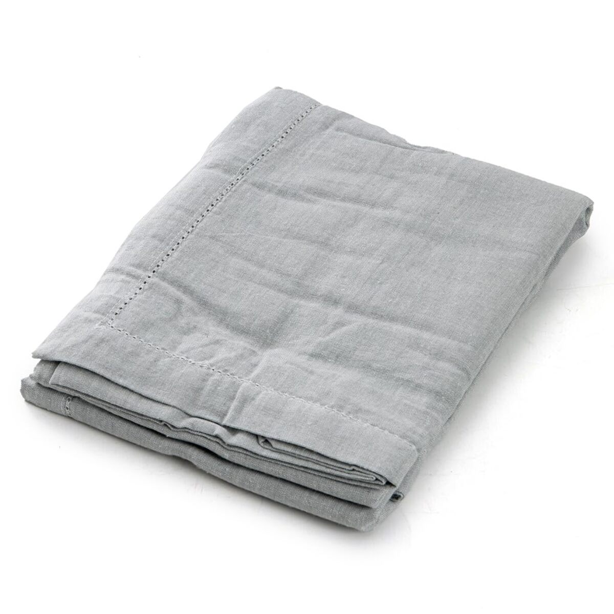 Tovaglia ajour in cotone - GRIGIO MELANGE
