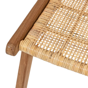 Fauteuil "Timor" teck rotin