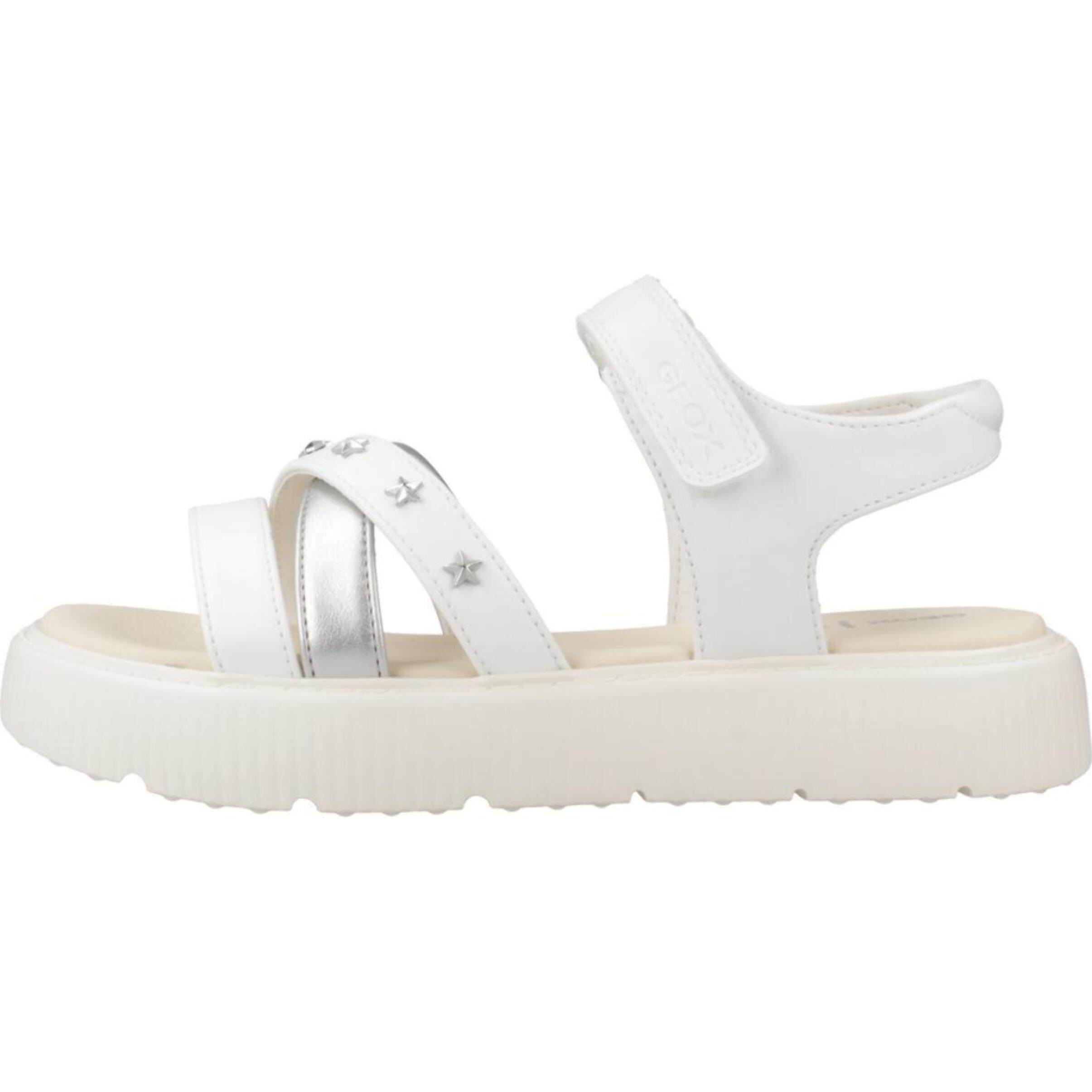 Sandalias Niña de la marca GEOX  modelo J SANDAL KODETTE GIR BLANCO