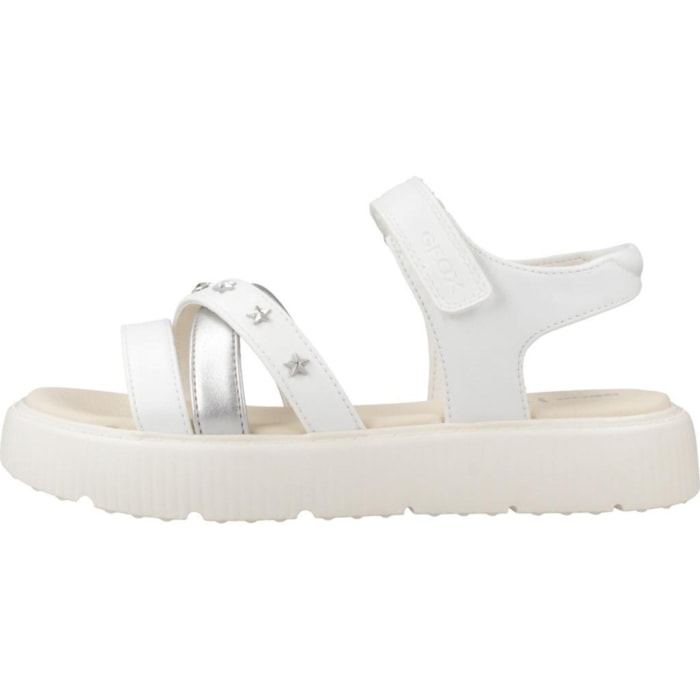 Sandalias Niña de la marca GEOX  modelo J SANDAL KODETTE GIR BLANCO