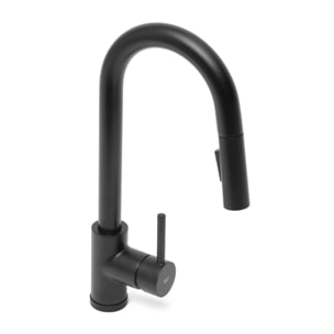 Mitigeur d'évier SAT bras articulé noir mat SATBSD289KC