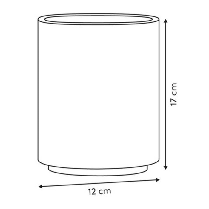 Pot à cotons Come D12x17cm beige