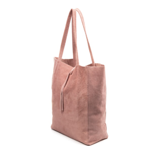 Sefora Bolso Shopper Mujer.Piel auténtica Gamuza