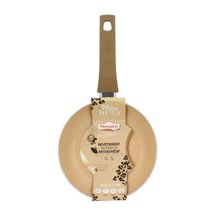 Poêle en aluminium 20cm motif léopard - tous feux LEOPARD