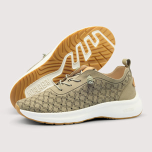 Sneaker Troquelado Caqui - Sunny