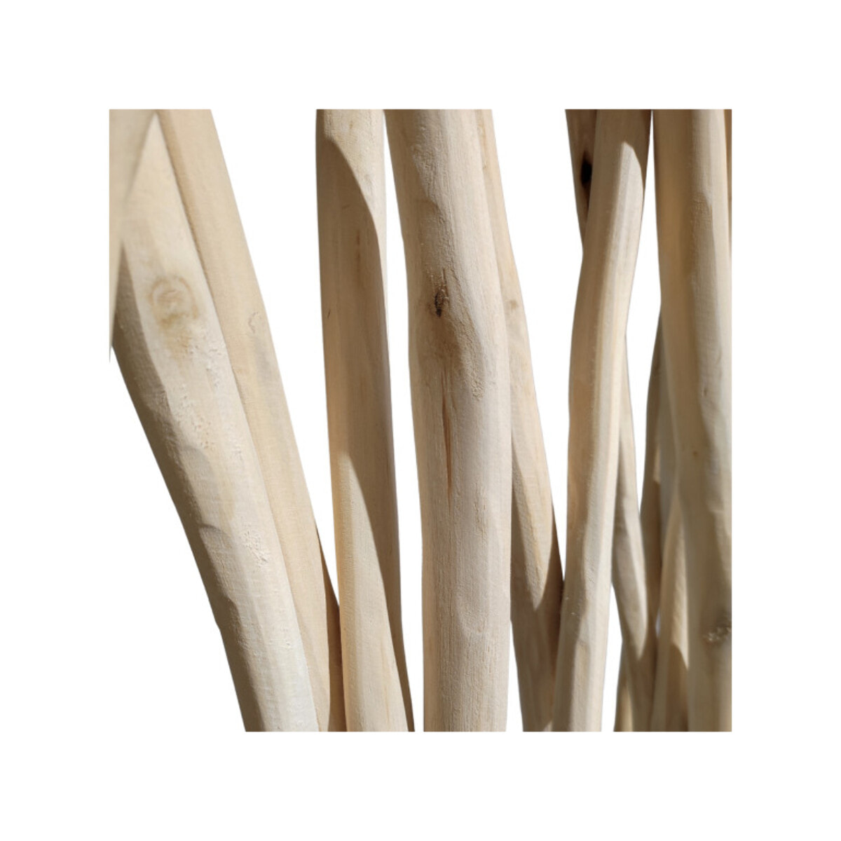 Paravent en bois de teck blanchi H180 cm - JESSIE