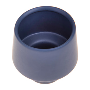 Vaso Invertito H.12 Cm - Pezzi 2 - 12,5X12,5X12,5cm - Colore: Blu - Bianchi Dino - Decori Casa E Complementi