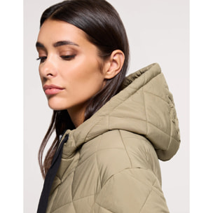 Chaqueta con Capucha Caqui - Dumosa