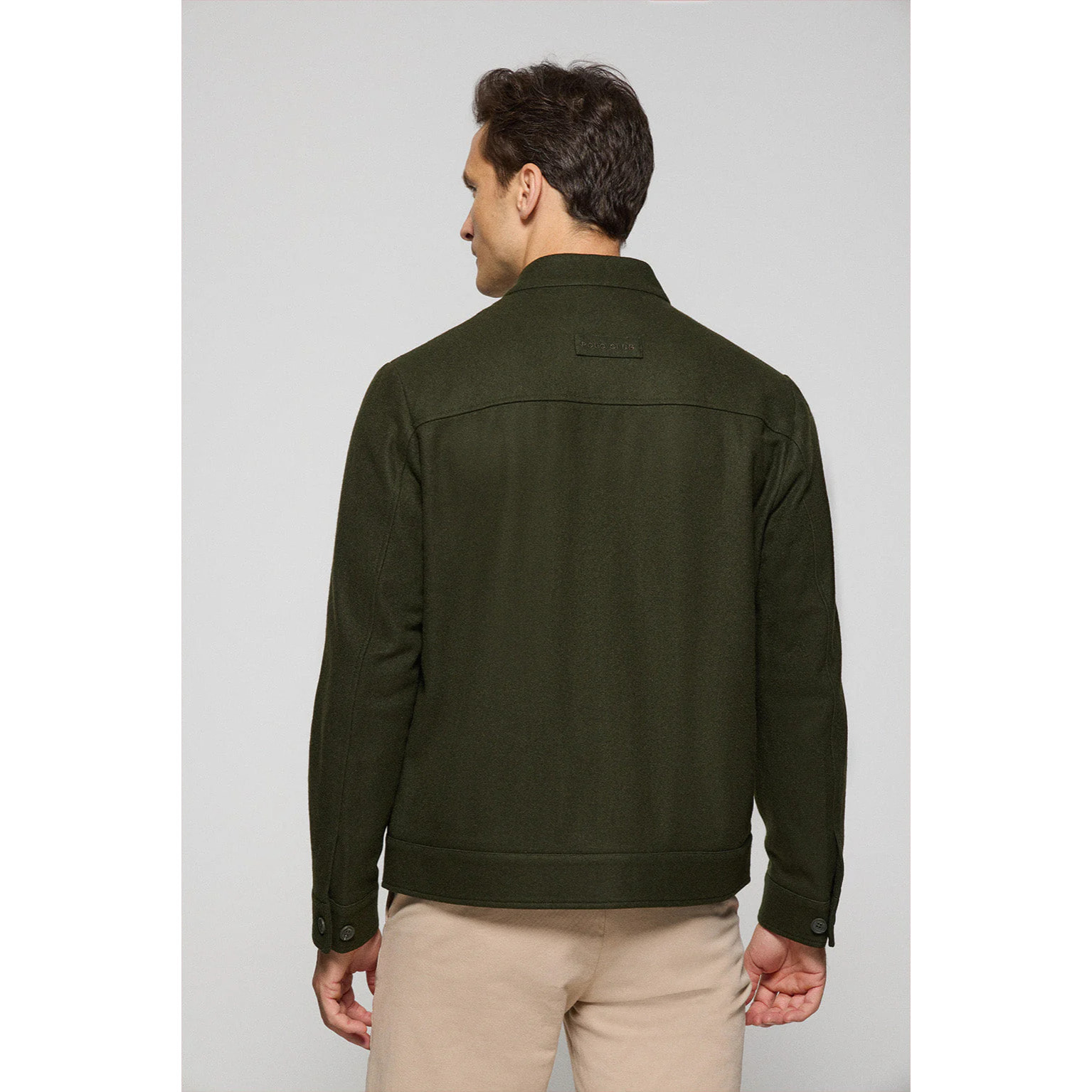 Bomber Exeter kaki con particolari Polo Club