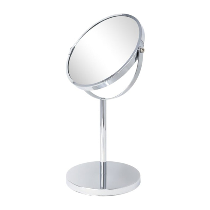 Miroir grossissant 5x DEBLANCH à poser chromé