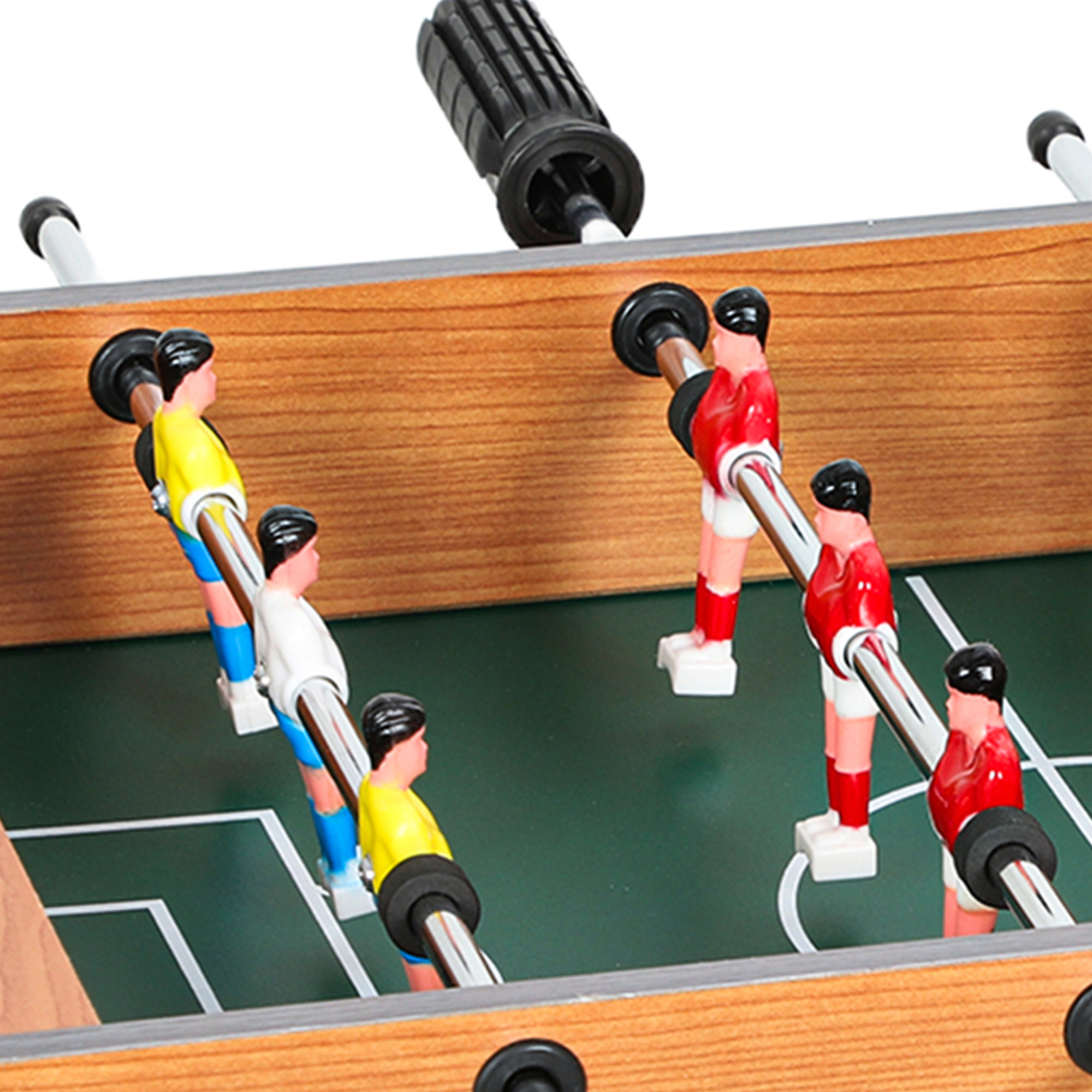Mini babyfoot de table tableaux de score 2 balles dim. 50x50x18cm
