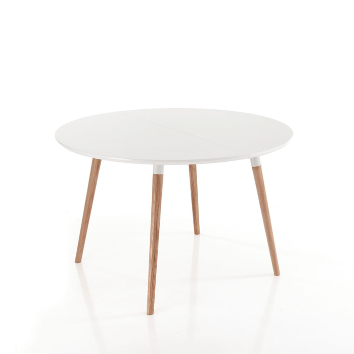 Tomasucci table ronde extensible EGO WOOD Multicolore