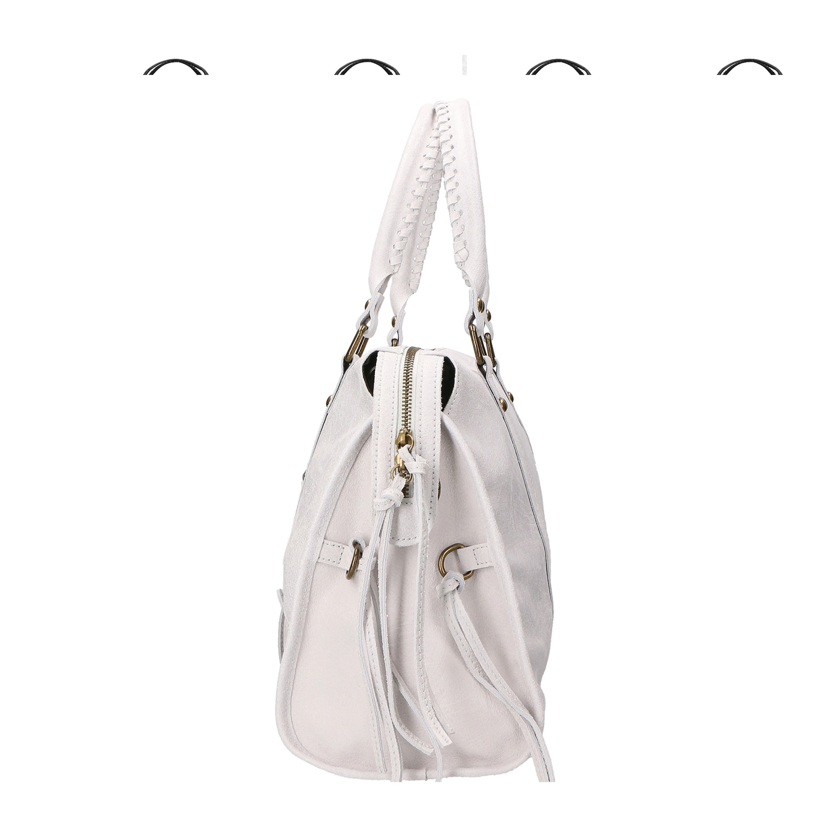 Borsa a spalla da donna - Modello Elara - Vera pelle - 41.0 x 28.0 x 13.0 cm