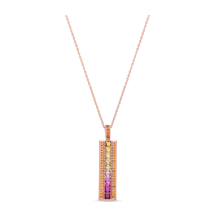Collar Bu acabado oro rosa 18k