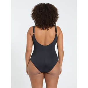 Fiorella Rubino - Traje de baño entero con detalle de cadenita - Negro