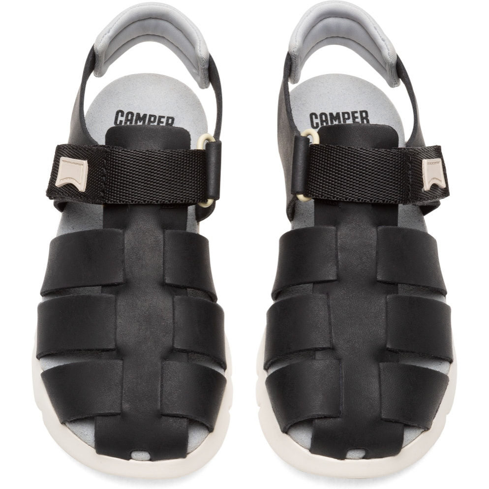 Camper Sandalias Niño Oruga Negro
