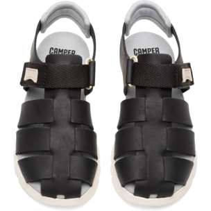 Camper Sandalias Niño Oruga Negro