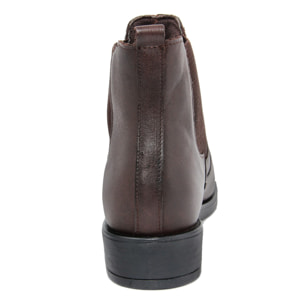 FASHION ATTITUDE  STIVALETTO IN PELLE MARRONE