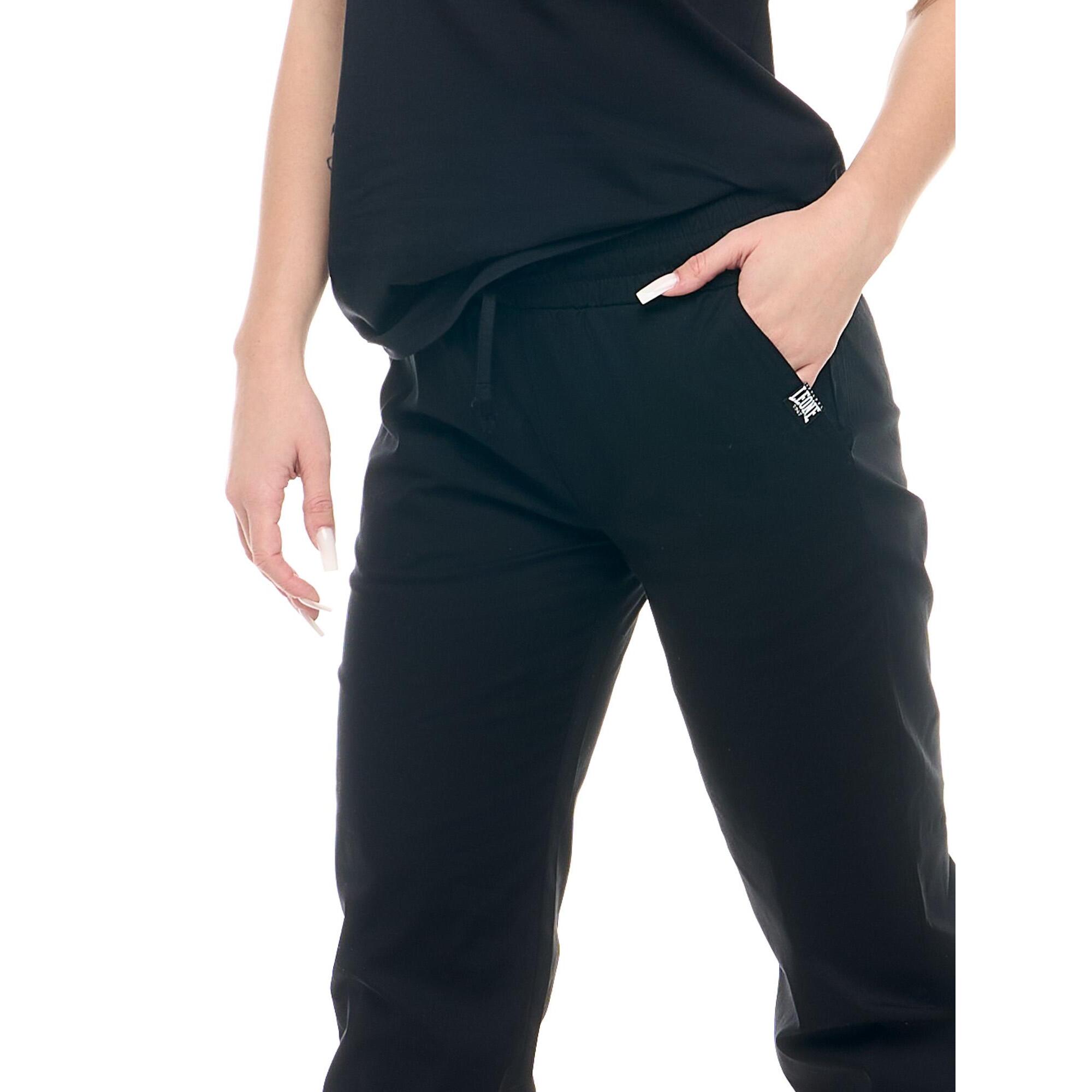 Pantaloni popeline jazz Leone Basic