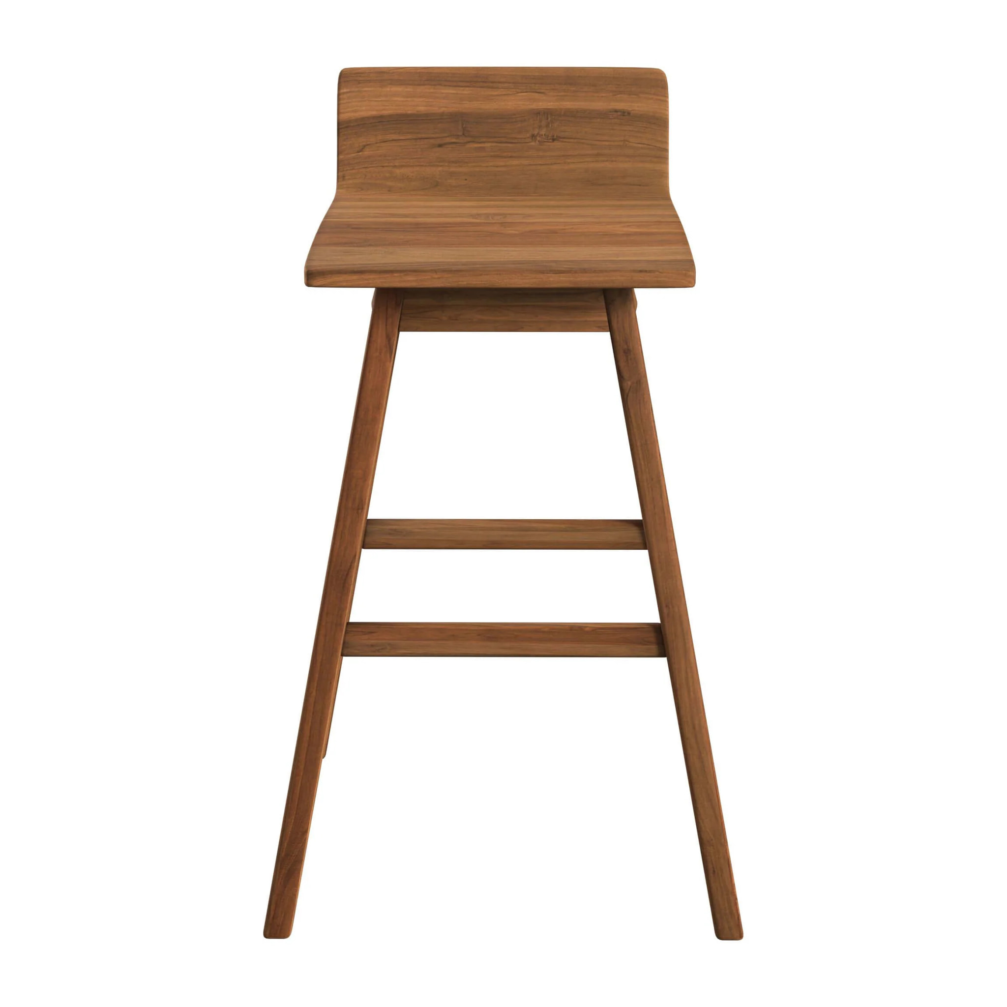 Chaise de bar en bois de teck 72,5 cm - Greta