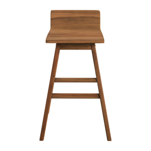 Chaise de bar en bois de teck 72,5 cm - Greta