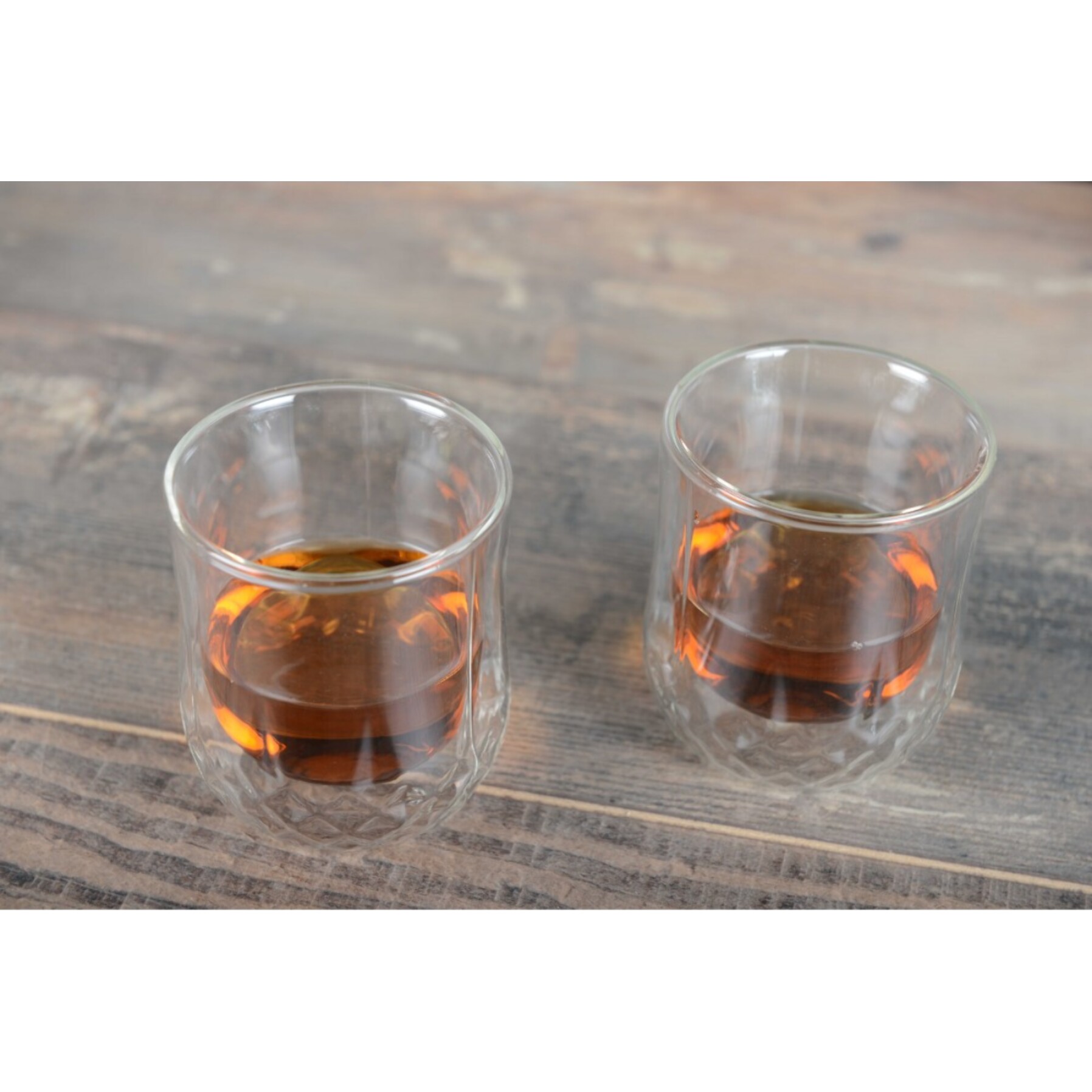 Verres double paroi whisky - lot de 2