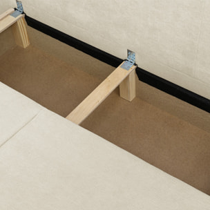 Canapé convertible 3 places en tissu chenille - LARIA