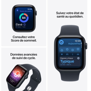 Montre connectée APPLE WATCH SE 3 40mm Lumière / Sable M/L