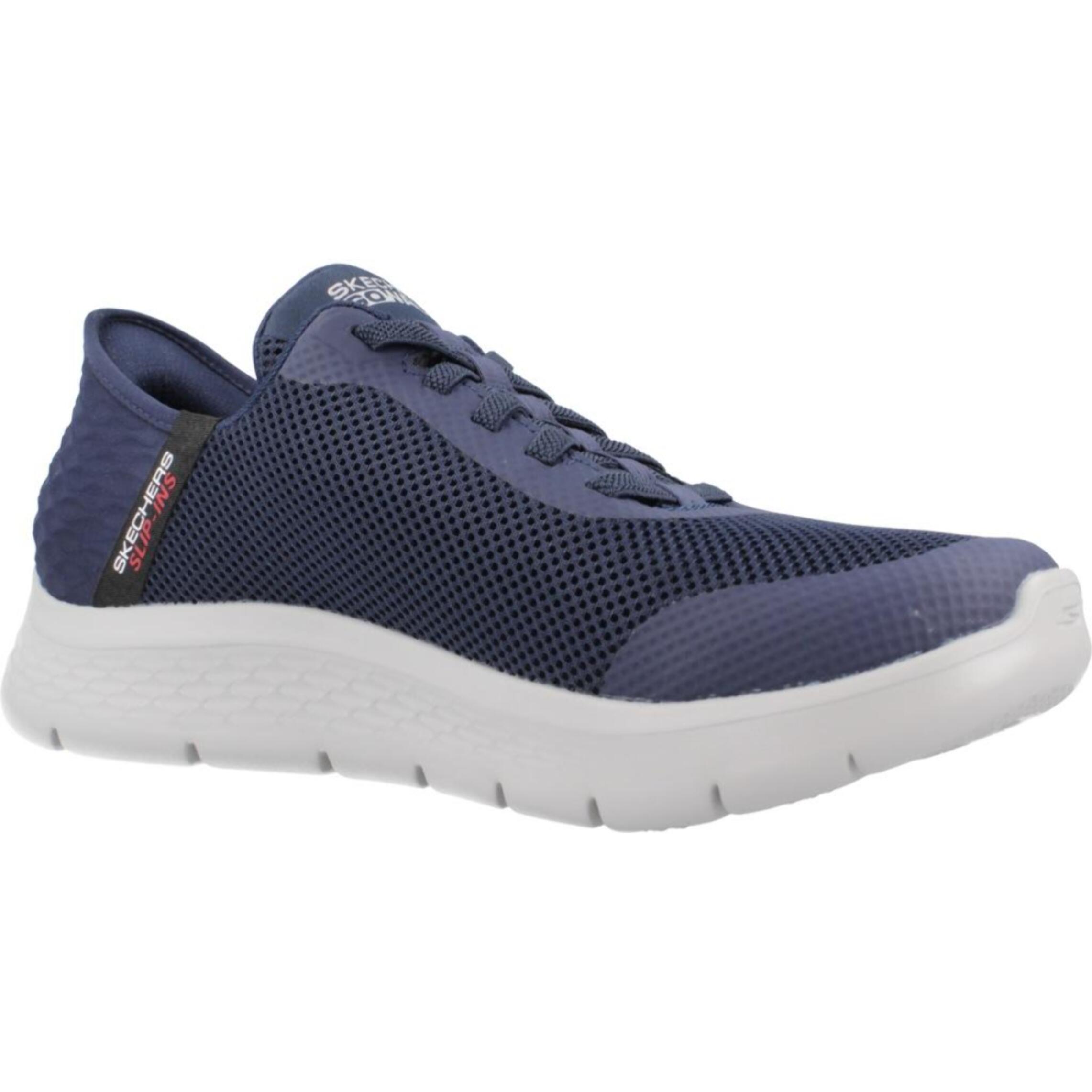 Sneakers De  Hombre 216324s Go Walk Flex Hands Up Azul