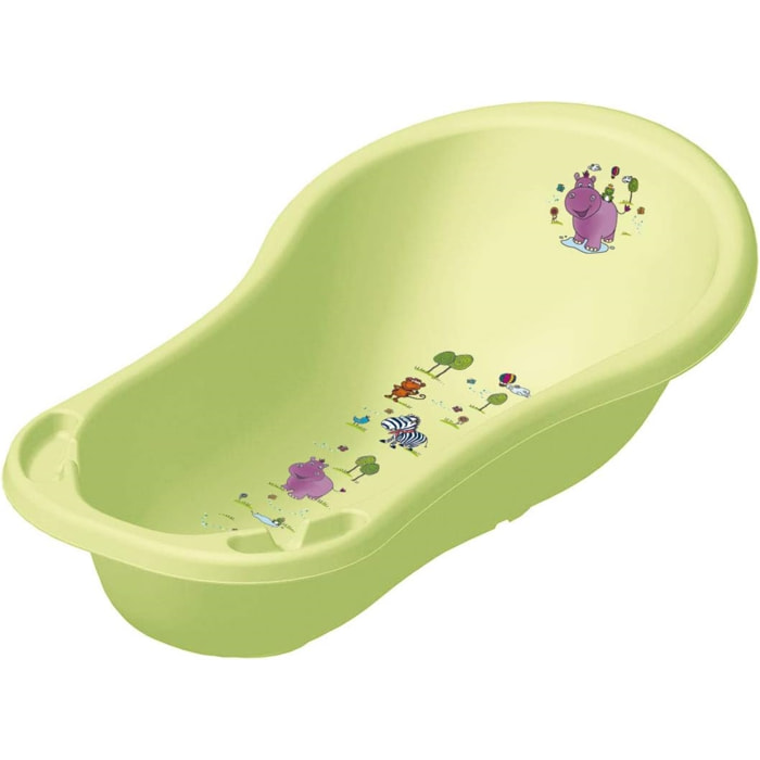 Keeeper bañera ergonómica, de 0 a 12 meses, hippo, 100 cm, wiktoria, verde