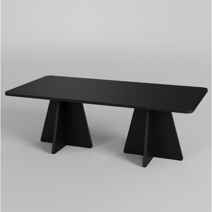 Table basse design noire INES