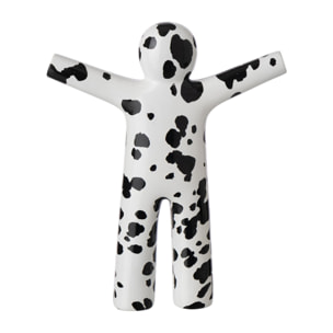 J-Line P’tit Maurice dalmatien - polyrésine - blanc/noir - small