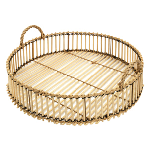 Plateau Tressage Bambou D40cm