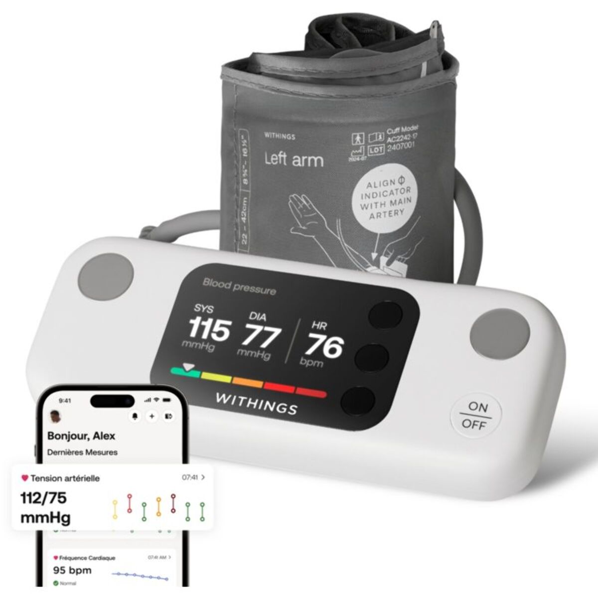 Tensiomètre WITHINGS BPM Vision