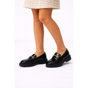 Mocassini con accessorio - tacco 4,0 cm