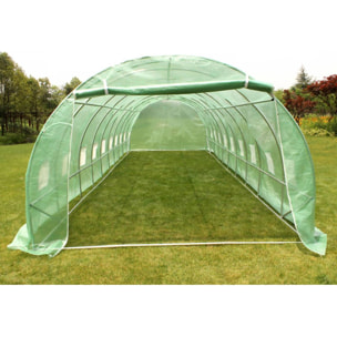 Serre tunnel de jardin "Althea" - 30m² - 10 x 3 x 2 m