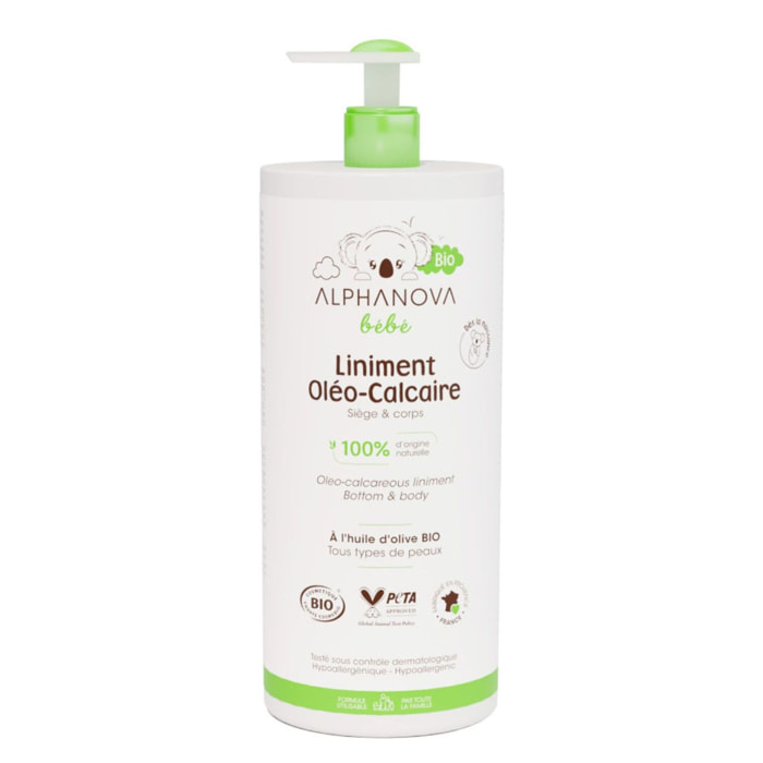 Bébé - Liniment Oleo Calcaire BIO 900 ml