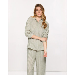 Blusa Manga Larga Verde - Bitania