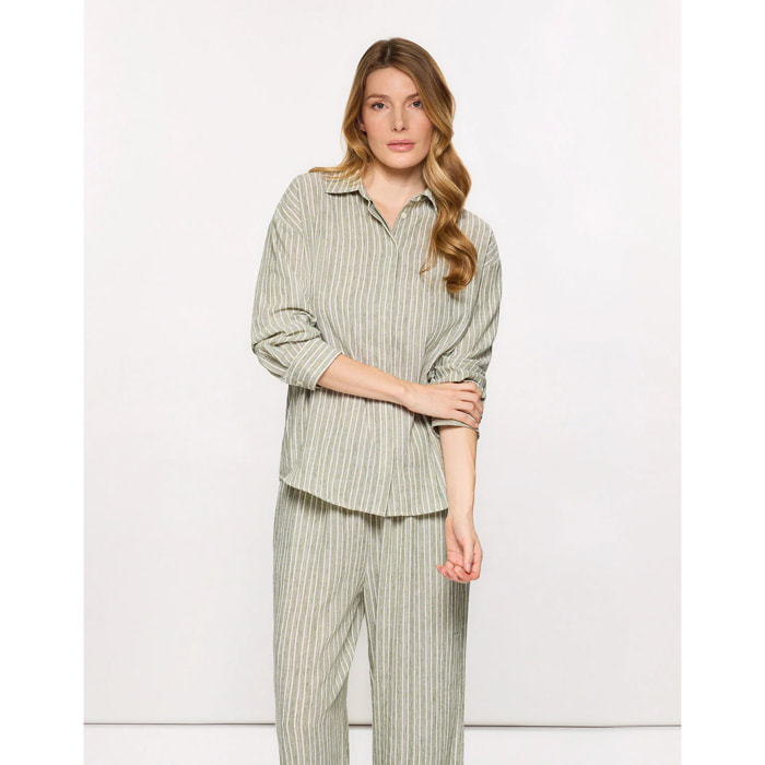 Blusa Manga Larga Verde - Bitania